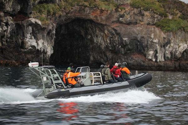 Navey Vessel and DOC staff